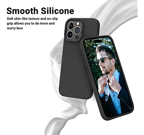 Funda Antichoque Otofly Para iPhone 14 Pro, Negra