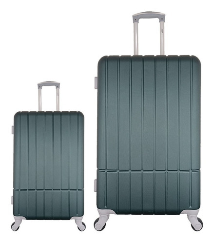 Set Maletas De Viaje X2 21,25 PuLG Bin M-001 Verde 