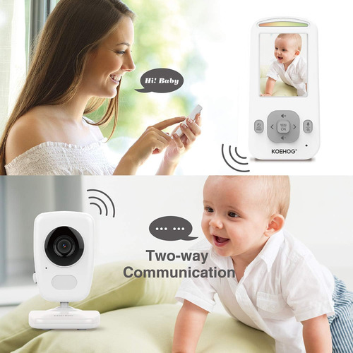 Axvue Video Baby Monitor, Monitor De Pantalla De 5.0 Y 2 Cá