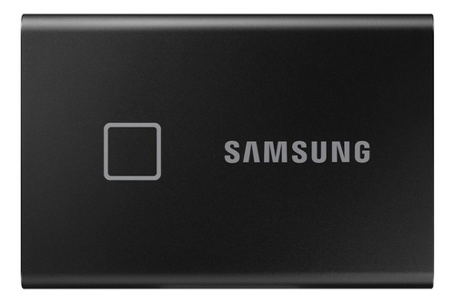 Imagen 1 de 3 de Disco sólido SSD externo Samsung Portable SSD T7 MU-PC500 500GB negro