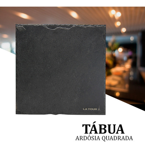 Tábua Quadrada Ardósia La Tour