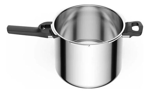 Panela De Pressão Rochedo Ppfe 8l Inox Circular 5 Sistemas Inox