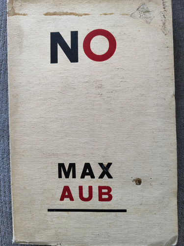 No. Primera Edición Max Aub 