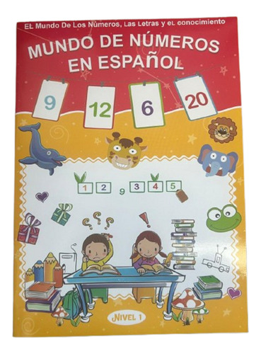 Libro Interactivo Infantil Actividad Números Primarios Españ