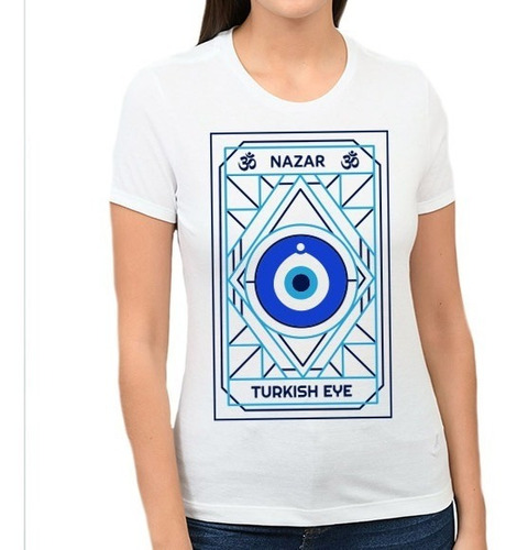  Nueva Playera Moda Hamsa Ojo Turco Todas Las Tallas 