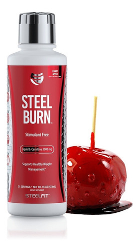 Steel Fit Steel Burn L-carnitina Liquida Controle Su Peso
