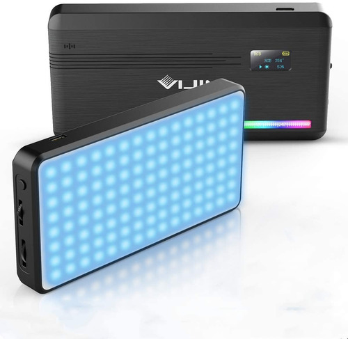 Imagen 7 de 10 de Luz Led Continua Rgb Vijim Vl196 Bateria Interna+ Accesorios