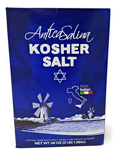 Sal Kosher Antica Salina Importada De Italia - Todo Natural