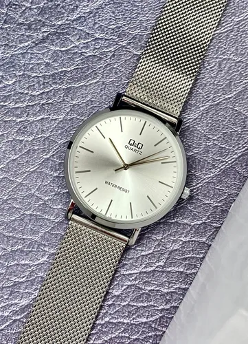 Reloj Qyq Pulso Acero Malla Para Hombre Sumergible + Envio