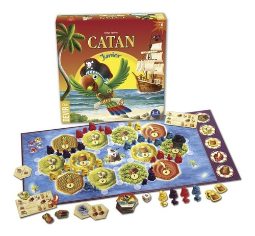 Juego De Mesa Devir Catan: Junior 2 A 4 Jugadores - 169 Pzas