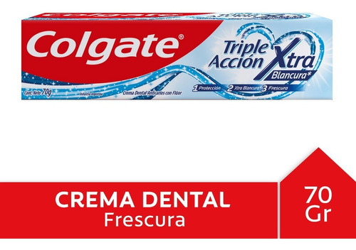 Crema Dental Colgate Triple Accion Xtra Whitening 70g