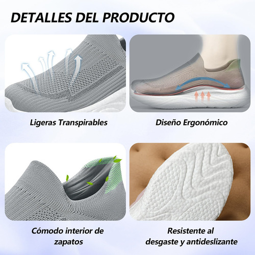 Zapatos Mujer Comodos Para Caminar - Diseño Ergonómico,