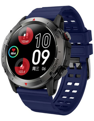 Smart Watch Nx9 Azul, Llamadas, Frecuencia Cardíaca, Deporte