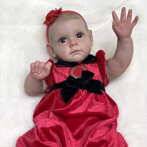 Imagen 7 de 7 de Reborn Bebé Realista Newborn Arrugas Venas 3d Silicona Vinil