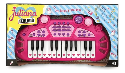 Juliana Teclado De Juguete Con Luz Y Sonido