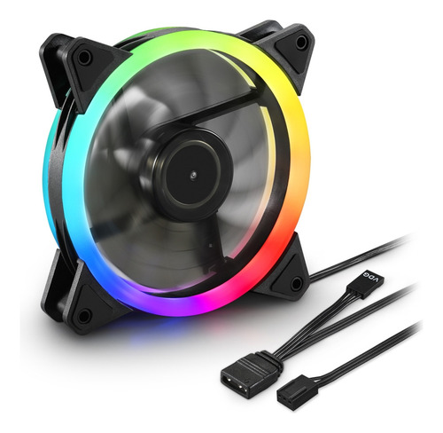 Ventilador Pc Rgb 120mm Shark Blades Pwm Sharkoon Rgb