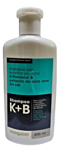 Shampoo Keratina Biotina 400ml - mL a $90