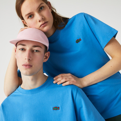 Imagen 2 de 4 de Remera Lacoste L!ve Th8693 Casual Manga Corta Unisex