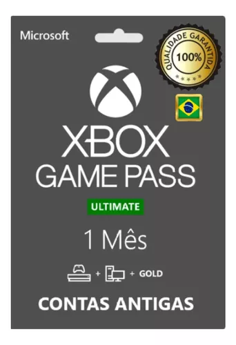 Xbox Gamepass Ultimate 1 Mês - 25 Dígitos Xbox One/pc