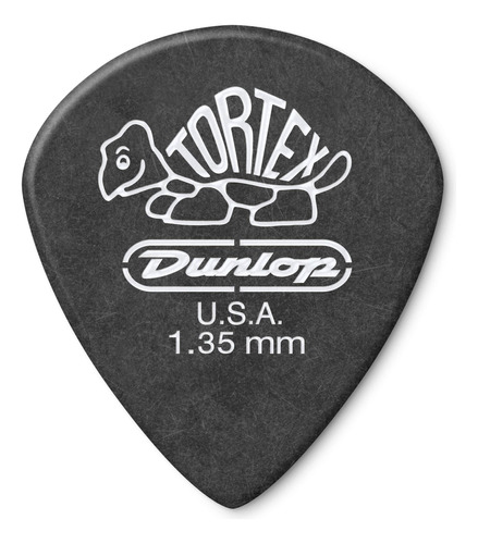Dunlop Tortex Jazz Iii  498r1.35 Xl, Negro, 1,35 Mm, 72 / Bo