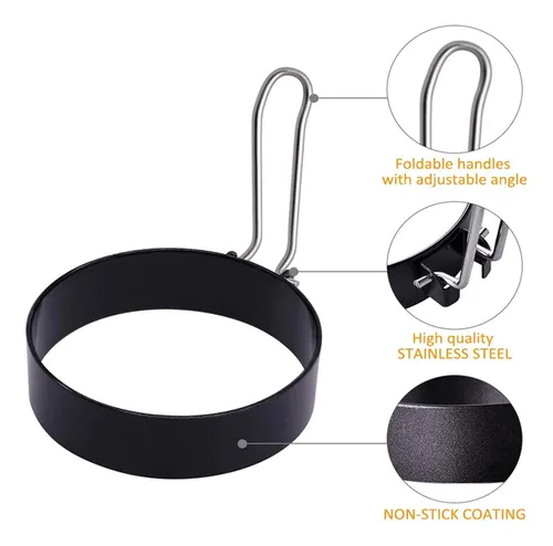 Anillos Antiadherentes De Acero Inoxidable Para Cocinar Huev