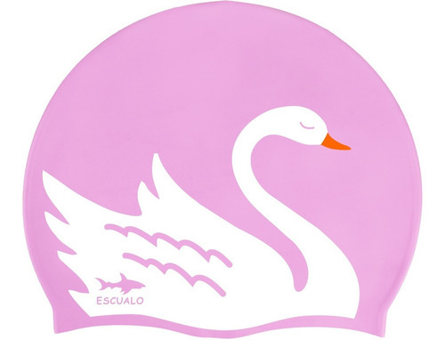 Gorra Natación Cisne Blanco Gorra Rosa - Escualo Color Rosa Talla Unitalla Diseño De La Tela Silicon