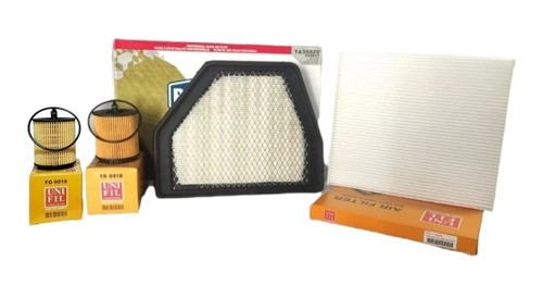 Kit De Afinacion Captiva 2.4 08-15 4 Filtros Incluye Cabina