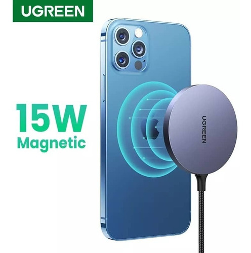 Cargador Inalámbrico Magnético De 15w Ugreen