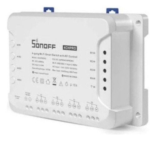 Relé Sonoff 4ch Pro R3 Wifi E Rf 433mhz - Automatización Del