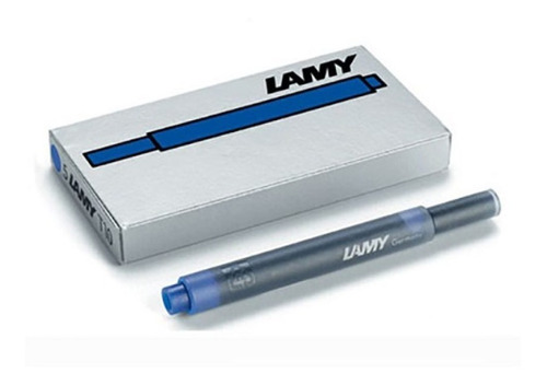 Tanque Lamy P/pluma Repuesto Cartuchos Tinta Azul Lavable