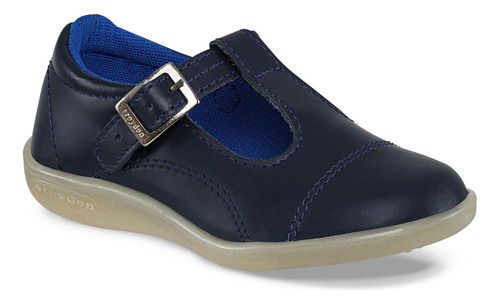 Zapatos Colegiales Videl Azul Para Niña Croydon