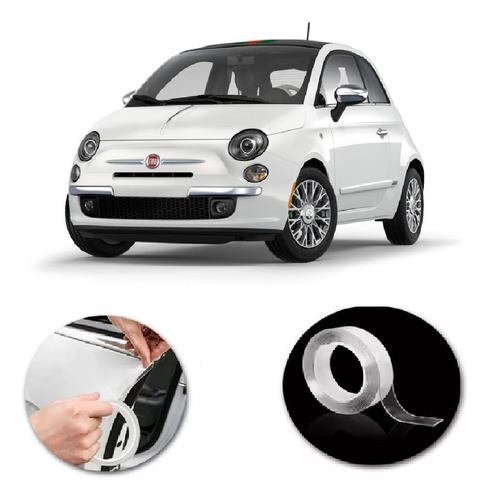 Salva Puerta Fiat 500 Rollo Autoadhesivo 5mx20mm