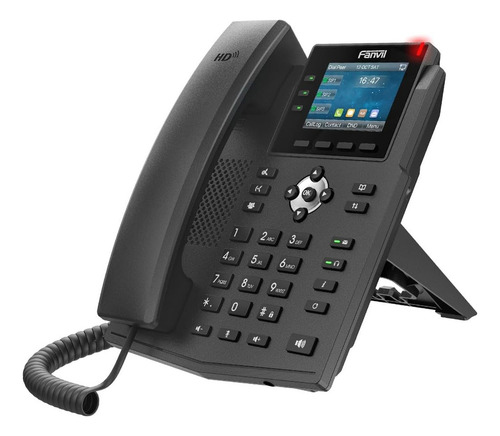 Teléfono empresarial Fanvil X3u Ip de 6 líneas (PoE) 2p Gigabit