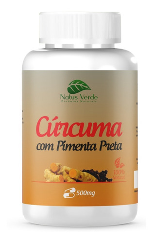 Curcuma Açafrão + Pimenta Preta 100 Cápsulas Maxima Absorção