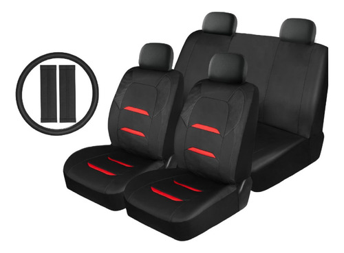 Cubreasientos Impermeables Ford Figo Fundas De Asientos Rojo