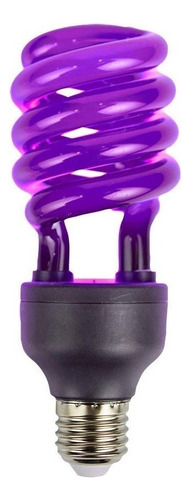 Lâmpada Fluorescente 36w Luz Negra Efeito Neon E27 127V Ex Decor