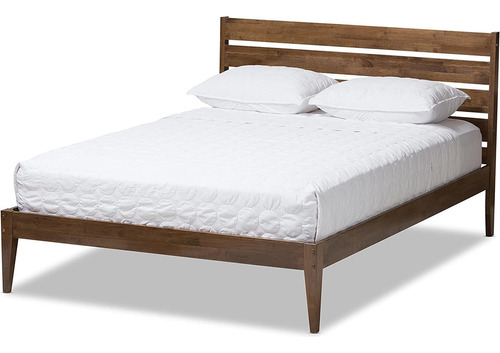 Emmeline Midcentury Moderna Cama Con Plataforma Estilo ...