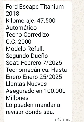 Ford Escape 2.0 Titanium