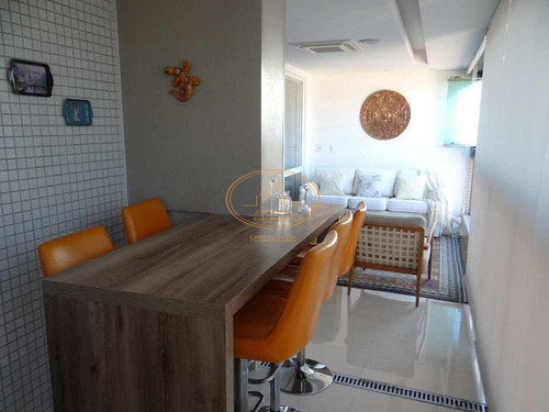 Apartamento Com 3 Dormitório(s) Localizado(a) No Bairro Embaré Em Santos / Santos - 6691