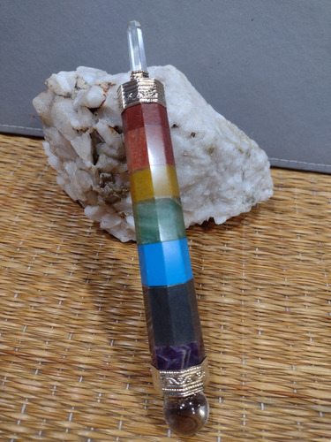 Vara Energía 7 Chakras Piedras Naturales ( India) Única