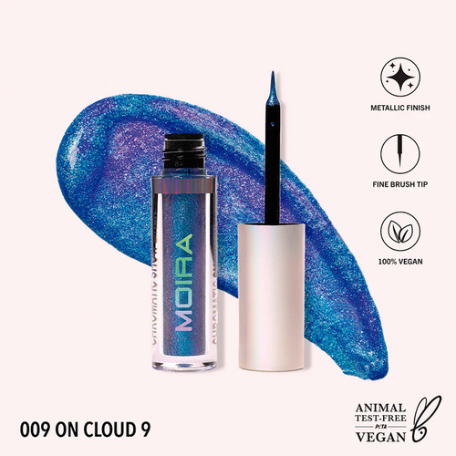 Deineador De Ojos En Gel Chromatic Show Liner Moira Acabado Cromático Color On Cloud 9 009