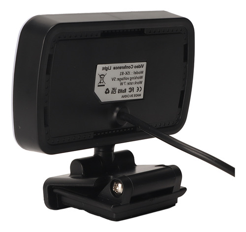 Webcam De Vídeo Led Usb 3 Cores, 10 Modos De Escurecimento F