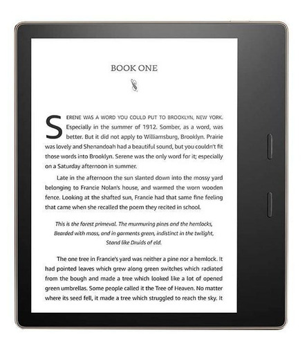 E-Reader  Kindle Oasis 10 Gen 32GB dorado champaña con pantalla de 7" 300ppp