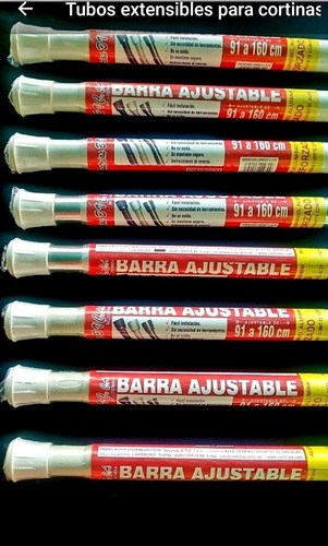 Imagen 4 de 11 de Tubos Extensibles Para Cortinas