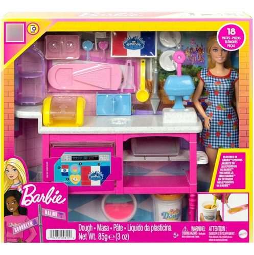 Boneca Barbie Cafeteria Da Barbie Mattel