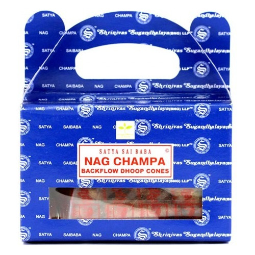 Conos De Reflujo Incienso Satya Nag Champa 24 Piezas