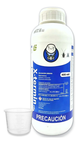 Mata Cucarachas Chinches Moscas Insecticida Xtermin 400ml