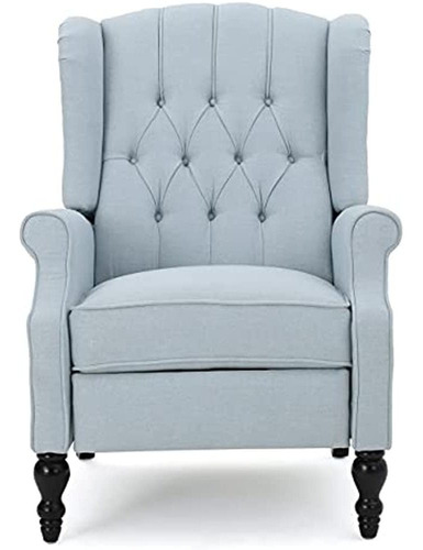 Gdf Studio Sillón Reclinable De Tela Capitoné Elizabeth, Sil