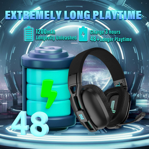 Fone De Ouvido Sem Fio Para Jogos Colusi M600 Para Ps5 Pc Co