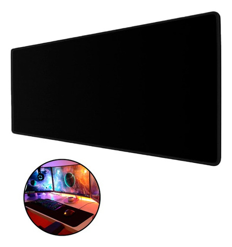 Mouse Pad Gamer 90x40cm Bordes Cosidos Antideslizante Pc